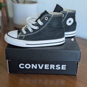 Toddler's Converse Chuck Taylor All Star High Top - Black - Size 8